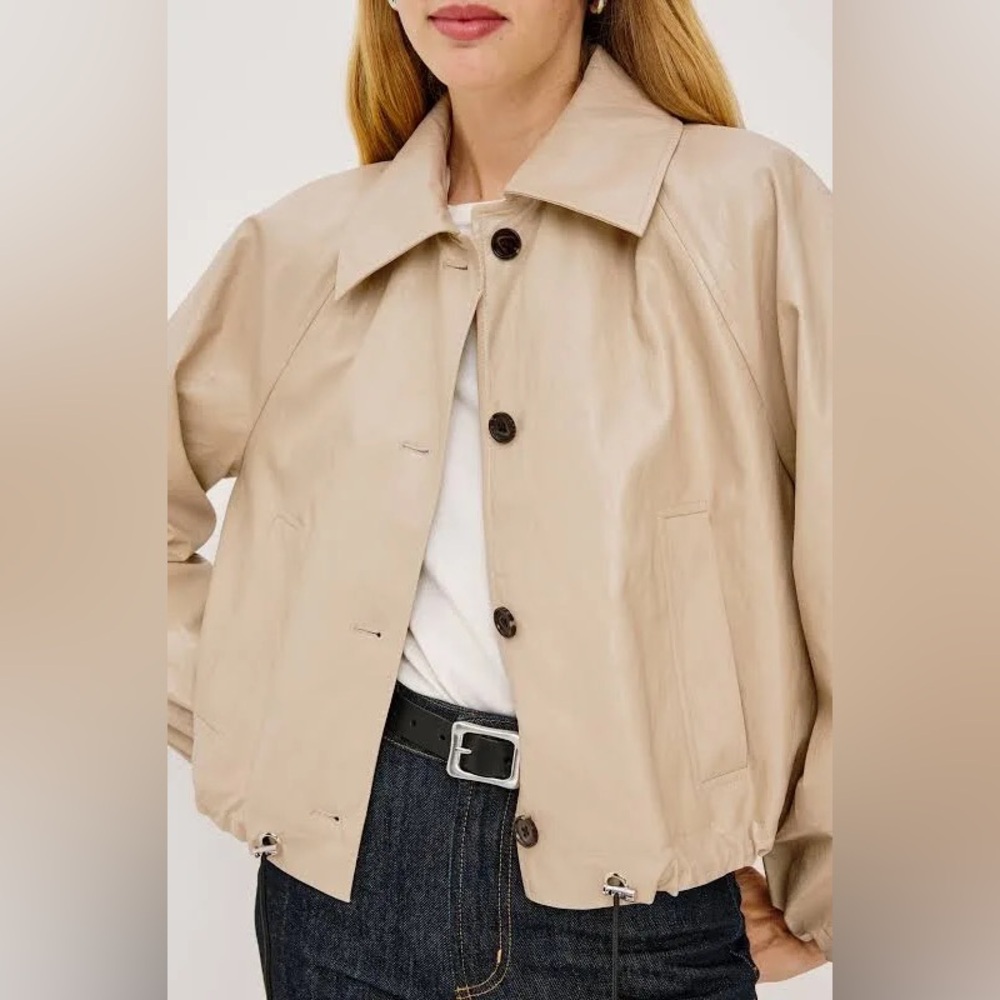 Rails Camel Button-Up Jacket - Picture 2 of 6